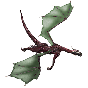 <b>Dracomin</b> ist ein erfahrener, erwachsener Drache.