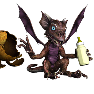 <b>Drachenei</b> ist ein männliches Drachenbaby. Mit der richtigen Pflege wird es schnell wachsen und stark genug zum Fliegen werden.
