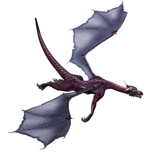 <b>Lavenia</b> ist ein erfahrener, erwachsener Drache.