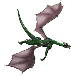 <b>Alexandrit</b> ist ein erfahrener, erwachsener Drache.